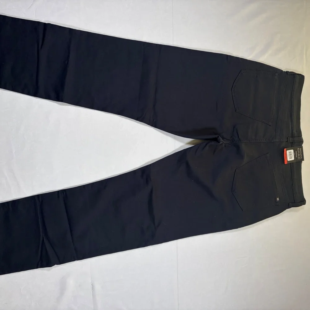 Banana Republic Mens 5 Pocket Pant Black Straight Leg 34x30 NWT 1620338
